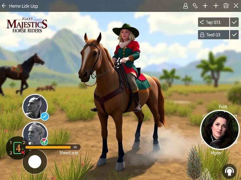 Majestics Horse Riders gameplay screenshot